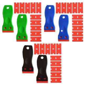 plastic razor blade scraper